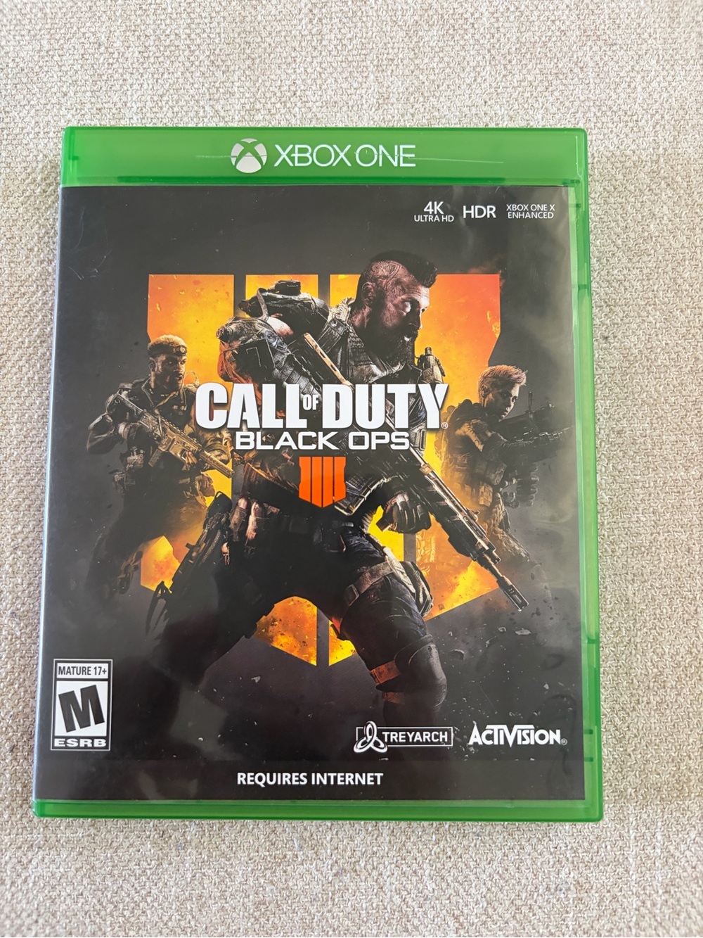 Activision Call of Duty: Black Ops 4 (Xbox One) M Rated Shooter Multiplayer